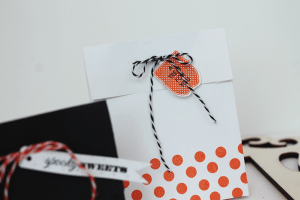 White Envelope Treat Bag