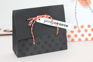 Black Envelope Treat Bag