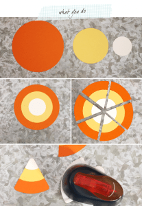 Candy Corn Tags Instructions tutorial