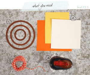 Candy Corn Tags Supplies