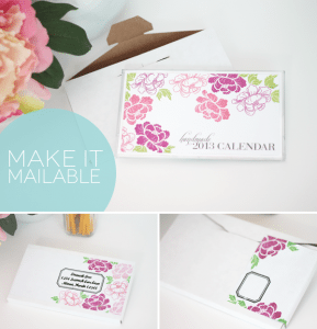 DIY Landscape Calendar with Mailer and CD Case