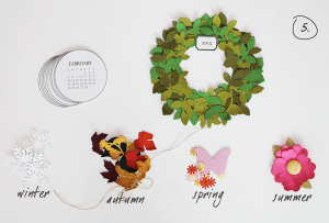 Wreath Calendar Instruction 3