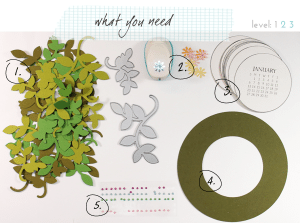 Wreath Calendar Instructions 1