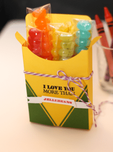 Crayon Box Favor Box Close
