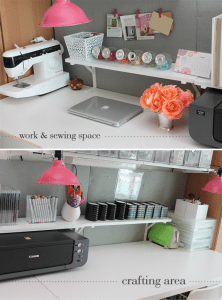 Craft Room Working and Sewing Area