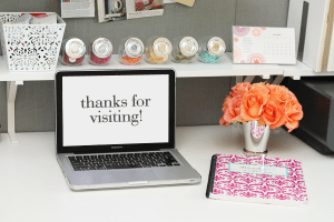 Craft room computer desk