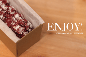 Red Velvet Crinkle Cookies End