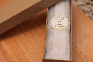 Red Velvet Crinkle Cookies Pacakged