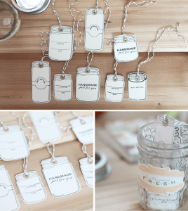 Mason Jar Tags