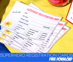 Papercrafted Superhero Treats