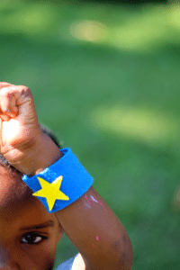 Superhero wristband