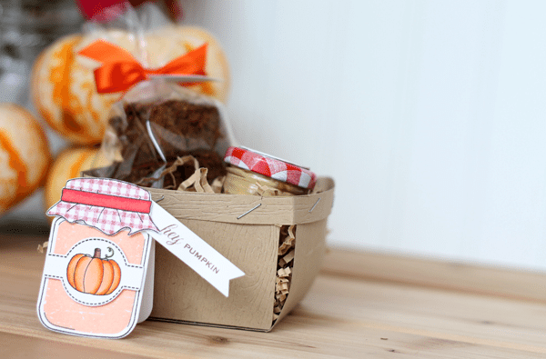 Hey Pumpkin Gift Basket with Card Hey Pumpkin Gift Basket with Card