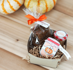 Hey Pumpkin Gift Basket Overhead
