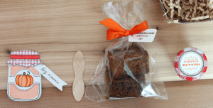Hey Pumpkin Gift Basket Overhead