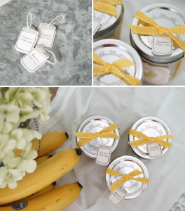 Mason Jar Favor Tags and Packaging