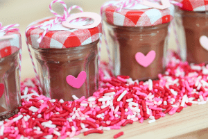 Mini Mason Jar Candles in a Row