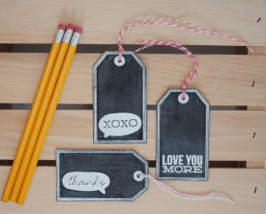 Chalkboard Tags Header