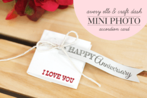 Avery Elle & 10 Minute Craft Dash Accordion Photo Card
