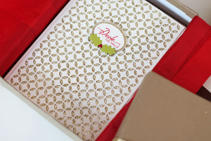 Piestra Tile Die Stationery Set Open