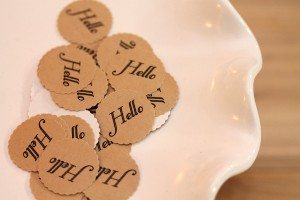 Hello Stickers From California Craft