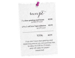 Scrap Paper Library Receipt