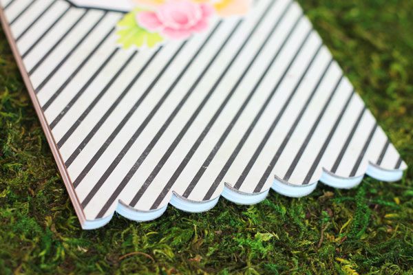 Scalloped Edge Notepad with Fiskars Fuse 1 | Damask Love Blog