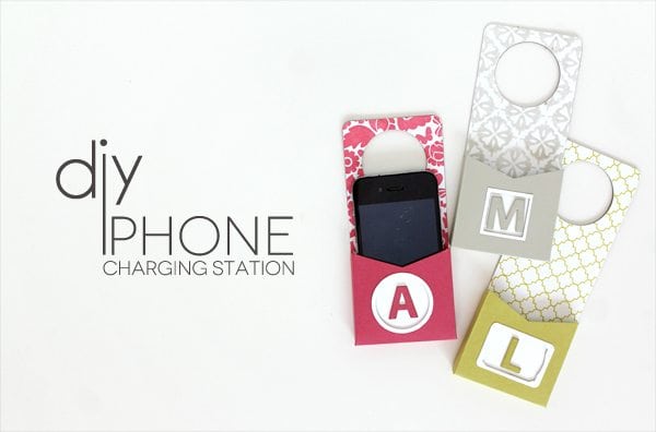 Cell Phone Charging Station Header
