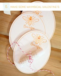 Bee Mine Letterpressed Valentine's