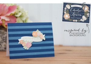 Design Inspired: Floral & Stripes Navy | Damask Love Blog
