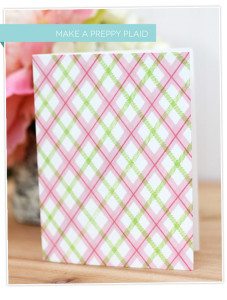 Clear & Simple Stamps Create-A-Plaid {Large} | Damask Love Blog