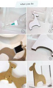 DIY Acrylic & Gold Bookends: What You Need | Damask Love Blog