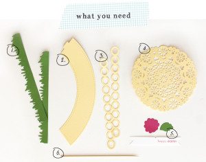 Handmade Baskets: Cupcake Liners | Damask Love Blog