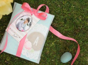 Springtime Monogram Stationery Tag | Damask Love Blog