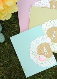 Spring Monogram Stationery Set | Damask Love Blog
