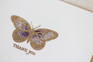 High Society Stationery DIY Butterfly Card Close | Damask Love Blog