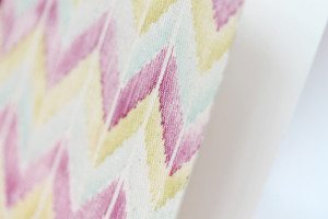 Fabric Front Cards Ikat Close | Damask Love Blog