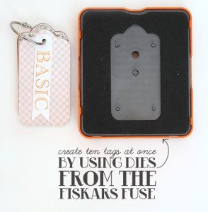 Fiskars Fuse Die for Tag Swatchbook