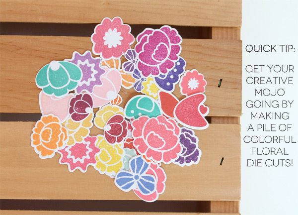 Colorful Pile of Florals