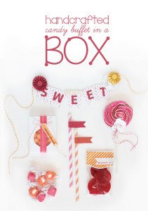 Handcrafted Candy Buffet in a Box | Damask Love Blog