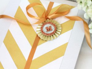 Incredibly Easy Chevron Gift Wrap with Martha Stewart Crafts | Damask Love Blog