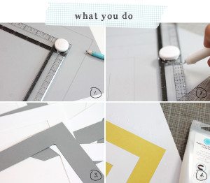 Incredibly Easy Chevron Gift Wrap with Martha Stewart Crafts | Damask Love Blog