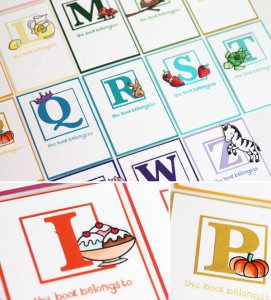 High Society Stationery: Chilldren's Bookplates with Lawn Fawn | Damask Love Blog