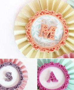 DIY Clay Monogram Medallions with Martha Stewart | Damask Love Blog