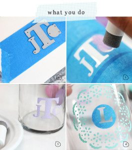 High Society Stationery: DIY Monogrammed Candles | Damask Love Blog