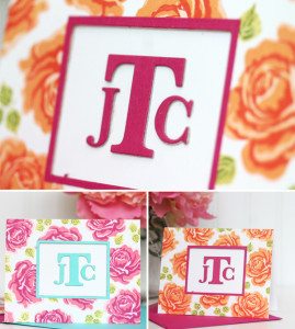 Monograms Made Easy: Dies for Monogramming | Damask Love Blog