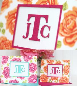 Monograms Made Easy: Dies for Monogramming | Damask Love Blog