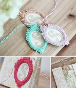 Monograms Made Easy: Modern Romance Tags & Packaging | Damask Love Blog
