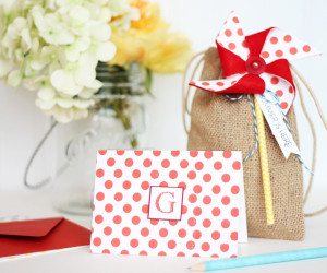Clear & Simple Stamps Style Watch: Summer Burlap Bag | Damask Love Blog