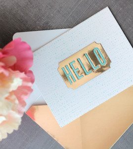 High Society Stationery: Gold Envelopes | Damask Love Blog
