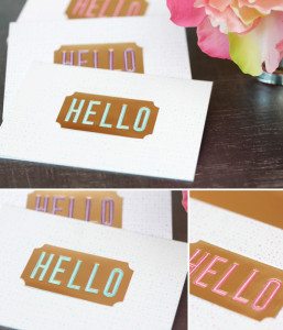High Society Stationery: Gold Envelopes | Damask Love Blog